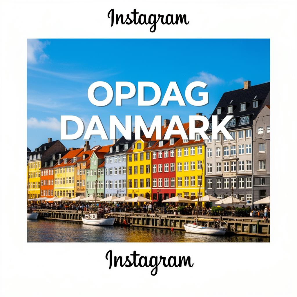 AI genereret Instagram post til rejsebureau